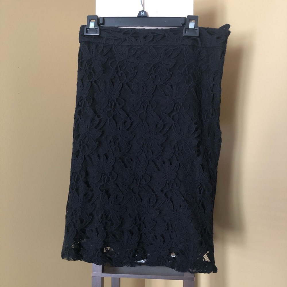 Sunny Leigh Black Lace Skirt